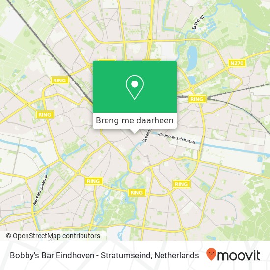 Bobby's Bar Eindhoven - Stratumseind kaart