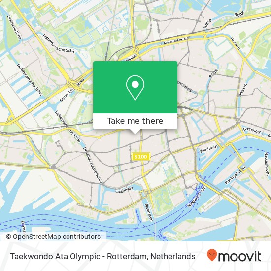 Taekwondo Ata Olympic - Rotterdam, Oostervantstraat 25 kaart