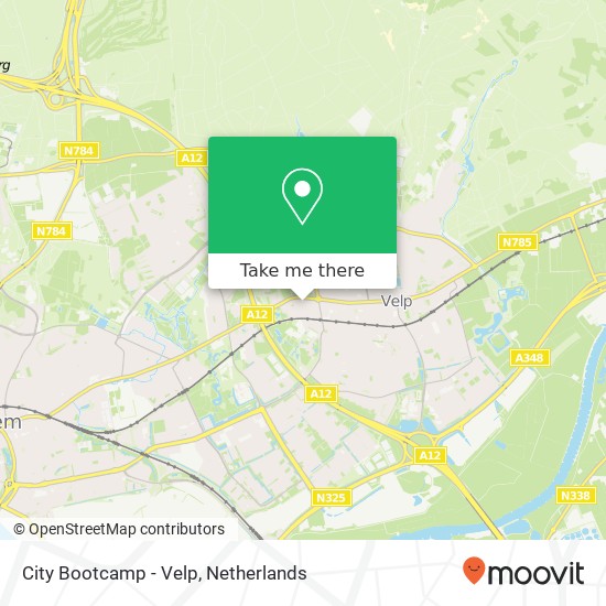 City Bootcamp - Velp, Arnhemsestraatweg 33 kaart