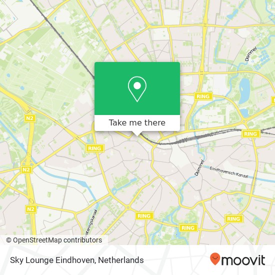 Sky Lounge Eindhoven kaart