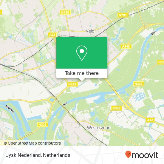 Jysk Nederland, Meander 601 kaart