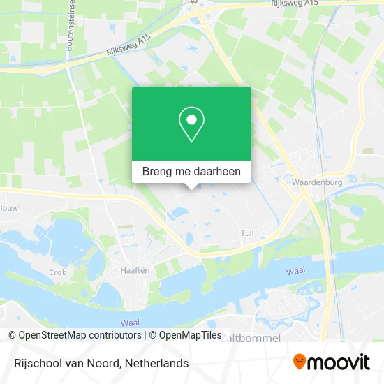 Rijschool van Noord kaart