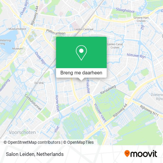 Salon Leiden kaart