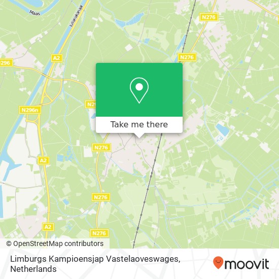 Limburgs Kampioensjap Vastelaoveswages kaart