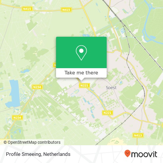 Profile Smeeing, Koningsweg 16 kaart