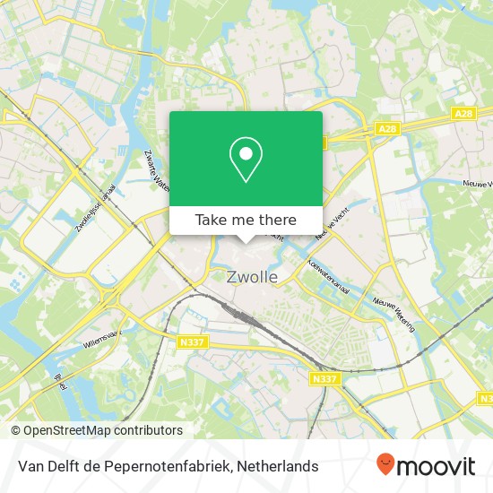 Van Delft de Pepernotenfabriek, Roggenstraat 8 kaart