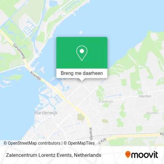 Zalencentrum Lorentz Events kaart