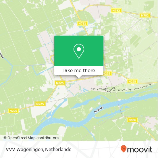 VVV Wageningen kaart