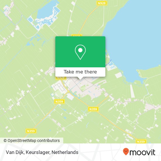 Van Dijk, Keurslager, Van Swinderenstraat 26 kaart