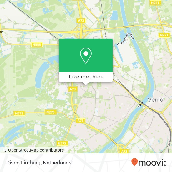Disco Limburg, Hortensiastraat 68 kaart
