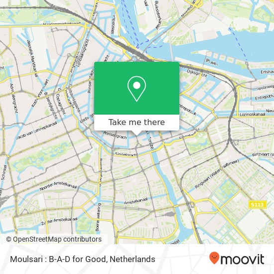 Moulsari : B-A-D for Good, Utrechtsestraat 119 kaart