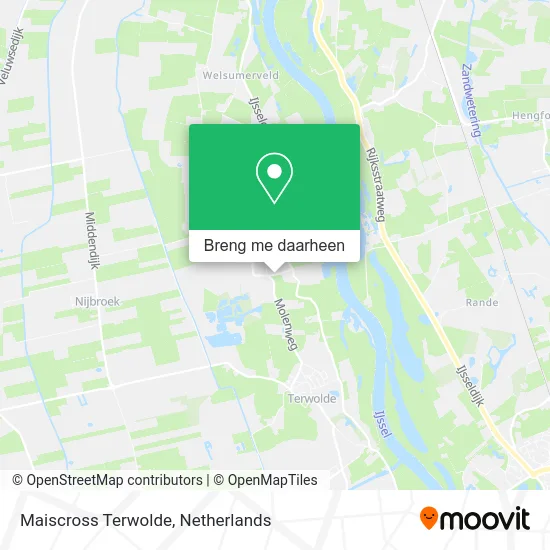 Maiscross Terwolde kaart