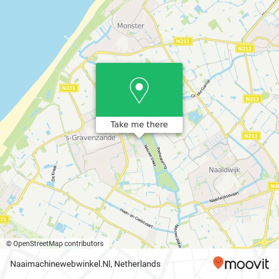 Naaimachinewebwinkel.Nl, Karekiet 49 kaart