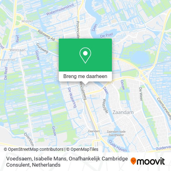 Voedsaem, Isabelle Mans, Onafhankelijk Cambridge Consulent kaart