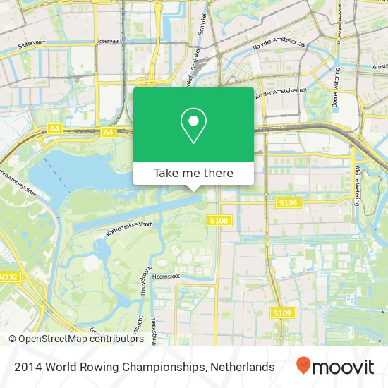 2014 World Rowing Championships kaart