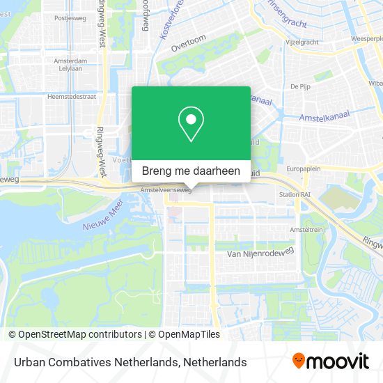 Urban Combatives Netherlands kaart