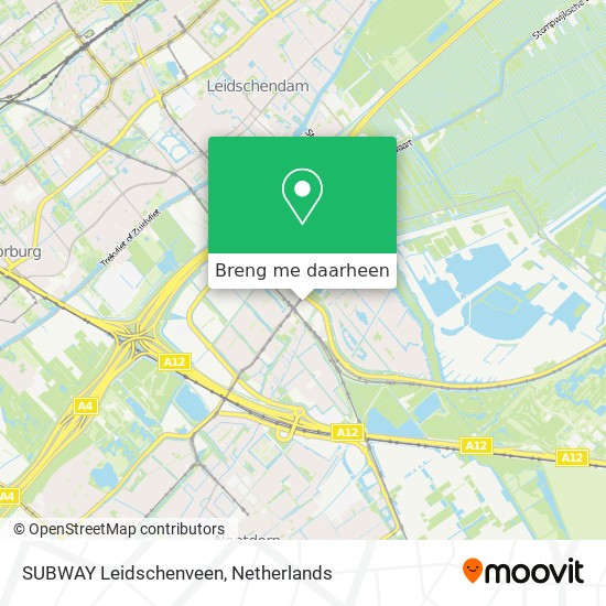 SUBWAY Leidschenveen kaart