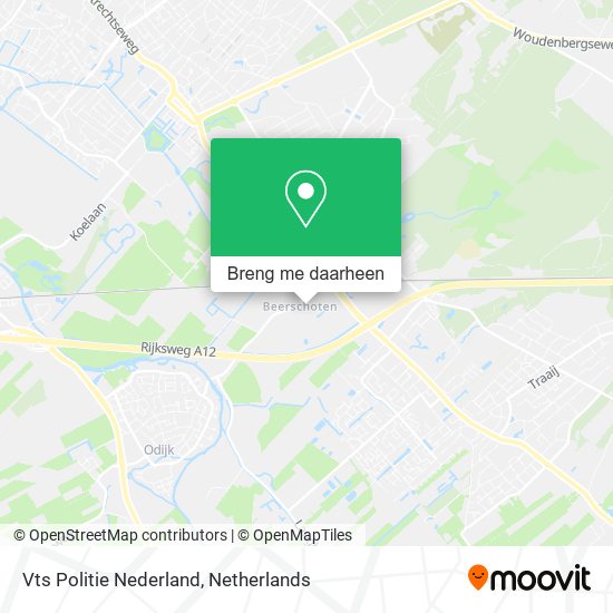 Vts Politie Nederland kaart