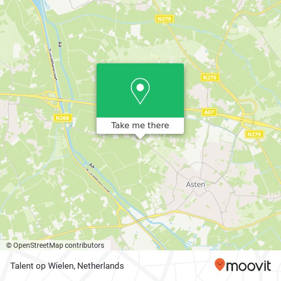 Talent op Wielen, Keizersdijk 2 kaart
