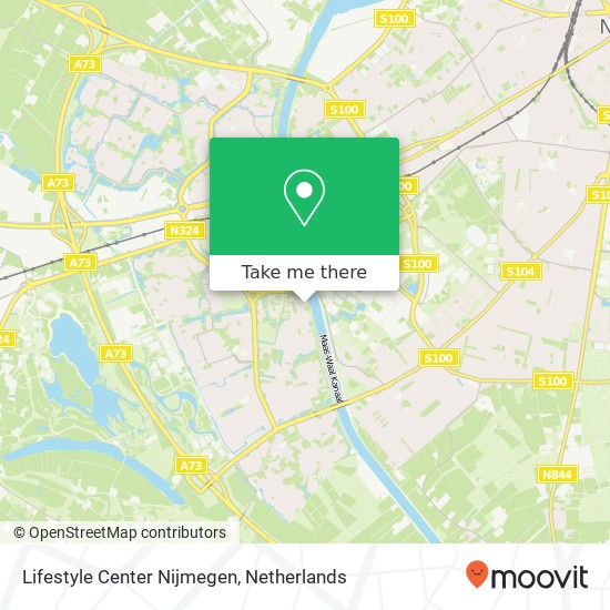 Lifestyle Center Nijmegen, Lankforst 3215 kaart