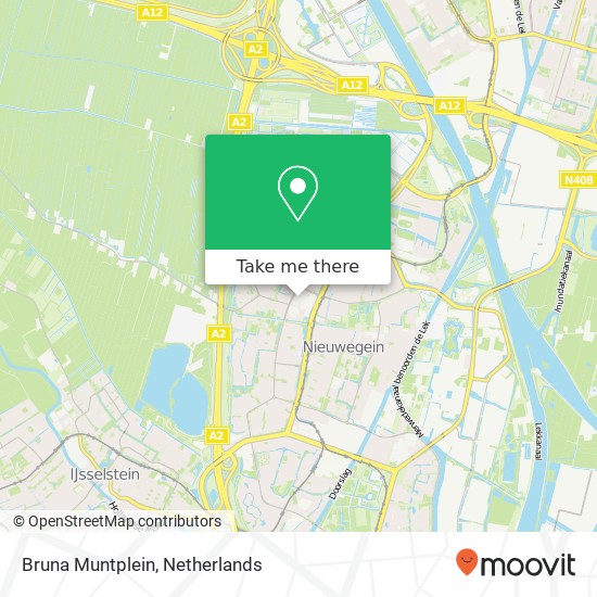 Bruna Muntplein kaart