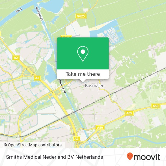 Smiths Medical Nederland BV, Jagersbosstraat 28 kaart