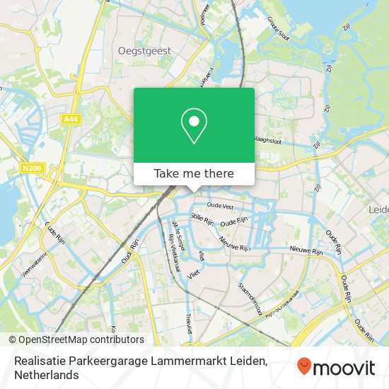 Realisatie Parkeergarage Lammermarkt Leiden, 2312 Leiden kaart