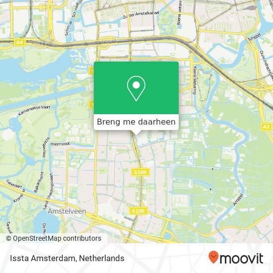 Issta Amsterdam kaart