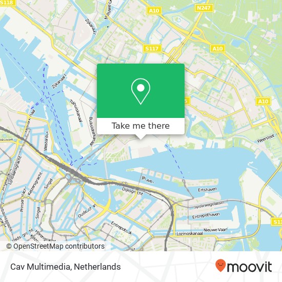 Cav Multimedia, Meeuwenlaan 106F kaart