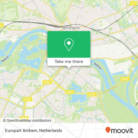 Europart Arnhem, Sint Gangulphusplein 6 kaart