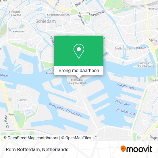 Rdm Rotterdam kaart