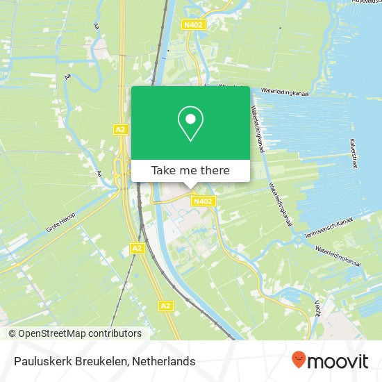 Pauluskerk Breukelen, Straatweg 37 kaart