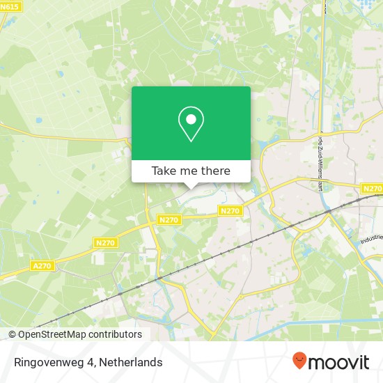 Ringovenweg 4, 5708 JX Helmond kaart