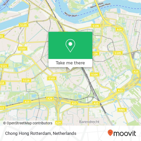 Chong Hong Rotterdam, Spinozaweg 81 kaart