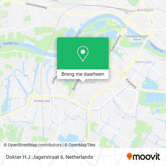 Dokter H.J. Jagerstraat 6 kaart