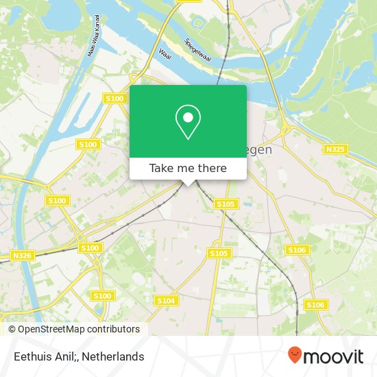 Eethuis Anil;, Willemsweg 61 kaart