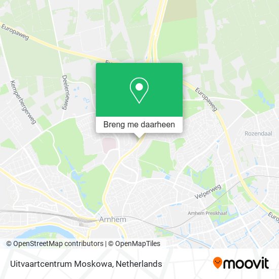 Uitvaartcentrum Moskowa kaart