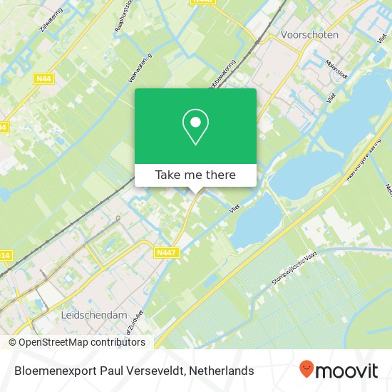Bloemenexport Paul Verseveldt, Veursestraatweg 209 kaart