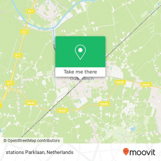 stations Parklaan, 4731 GM Oudenbosch kaart