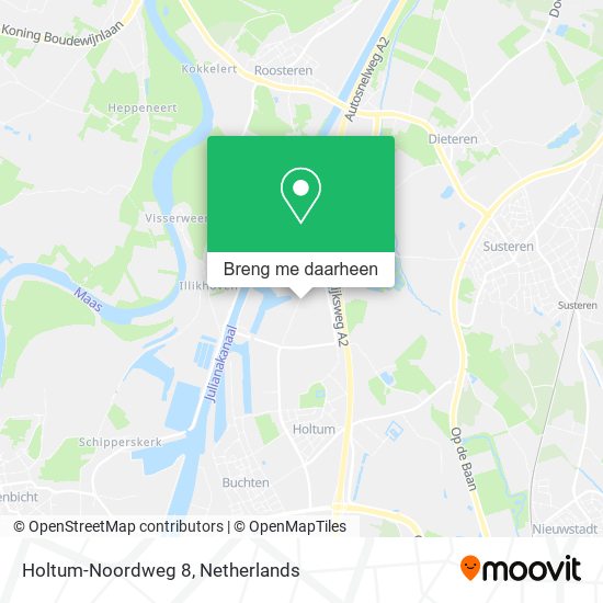 Holtum-Noordweg 8 kaart