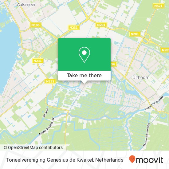 Toneelvereniging Genesius de Kwakel kaart