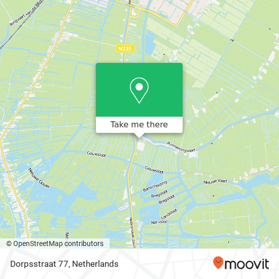 Dorpsstraat 77, 1452 PJ Ilpendam kaart