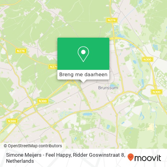 Simone Meijers - Feel Happy, Ridder Goswinstraat 8 kaart