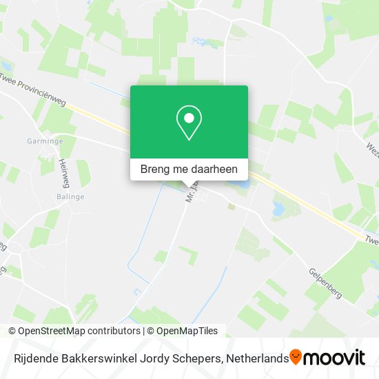 Rijdende Bakkerswinkel Jordy Schepers kaart