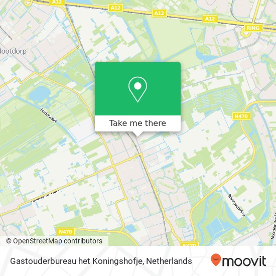 Gastouderbureau het Koningshofje, Vlielandseweg 24A kaart