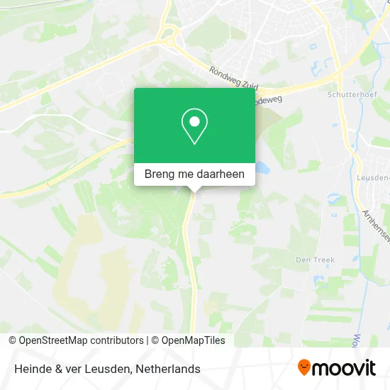 Heinde & ver Leusden kaart