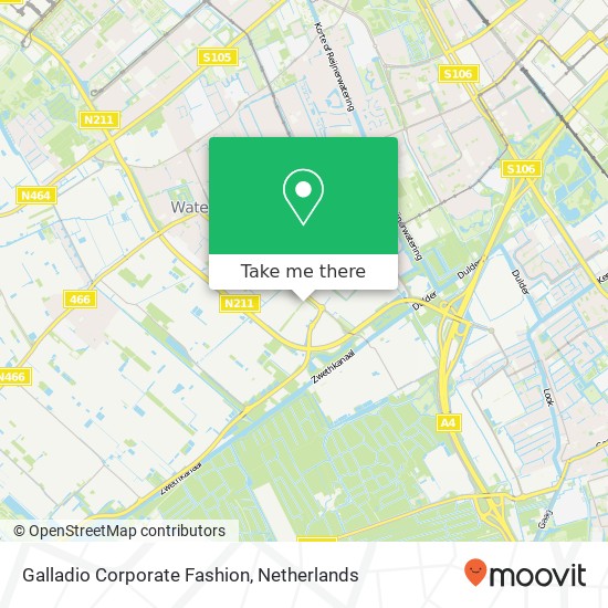 Galladio Corporate Fashion, Maaslandseweg 1 kaart