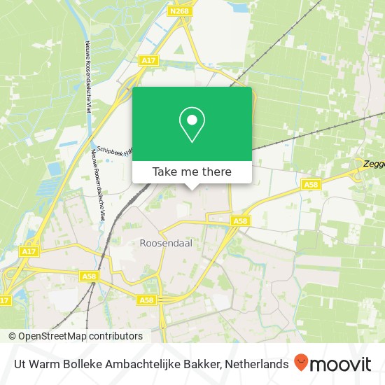 Ut Warm Bolleke Ambachtelijke Bakker, Kalsdonksestraat 171 kaart