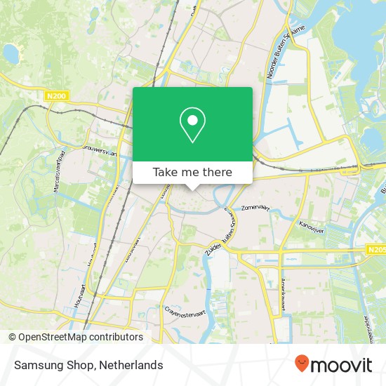 Samsung Shop, Grote Houtstraat 80 kaart