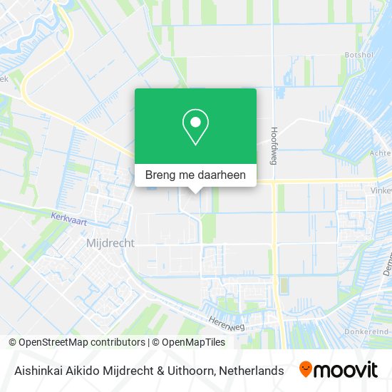 Aishinkai Aikido Mijdrecht & Uithoorn kaart